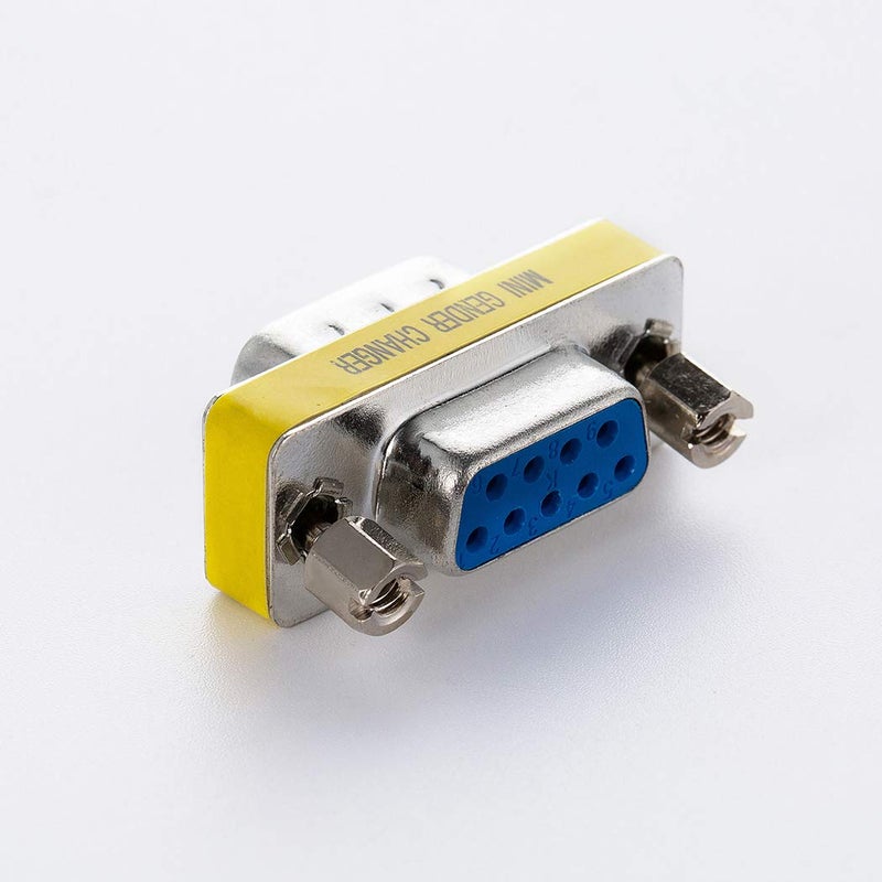 Arnorin DB9 Port Saver Serial RS232 Female to Male Mini Adapter Pack of 2 - Image 2